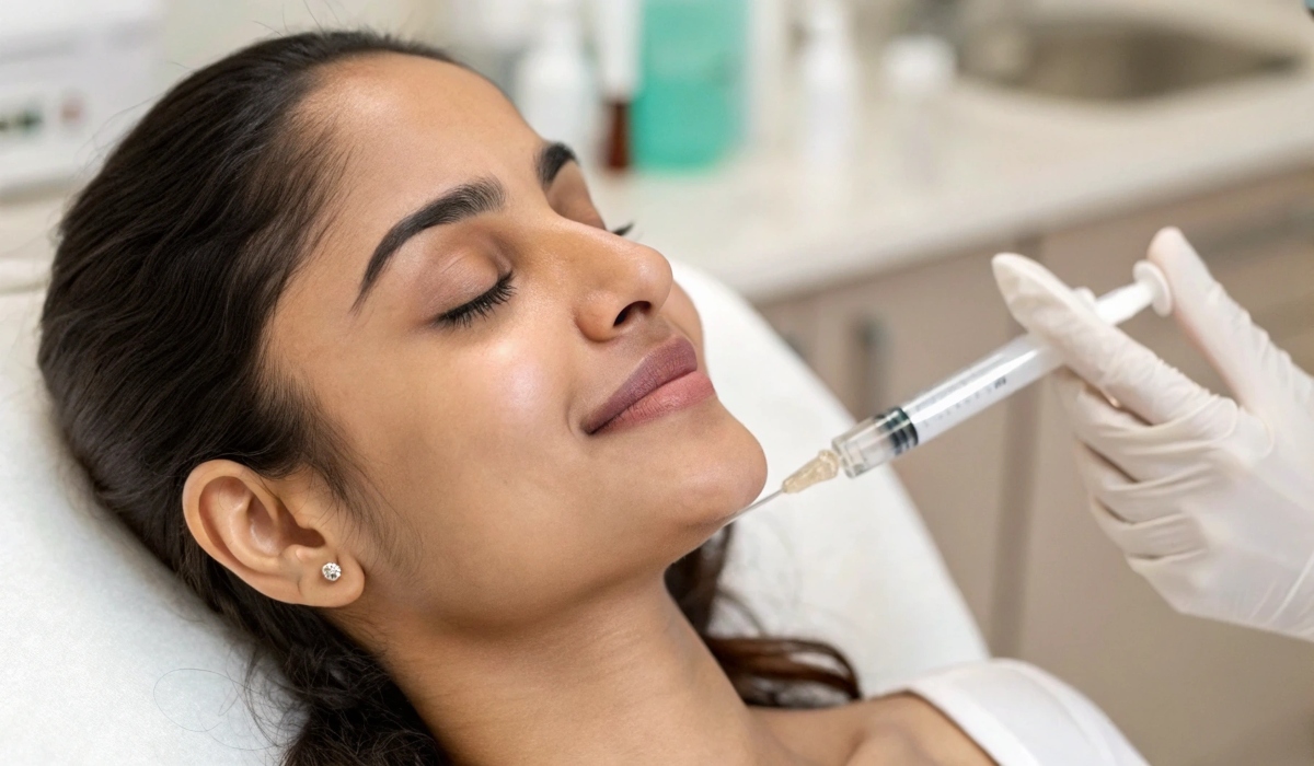 Genetic skin issues dermatology consultation in progress