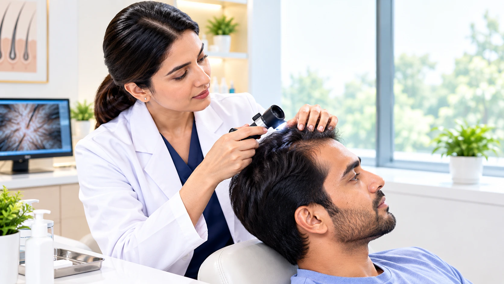 Hair and scalp restoration treatment in Aliganj Lucknow